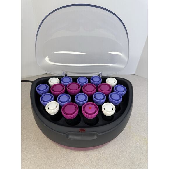 Remington Ionic Conditioning Hair Setter H5600 w/ 20 Velvety Hot Rollers w/Clips - Picture 1 of 8